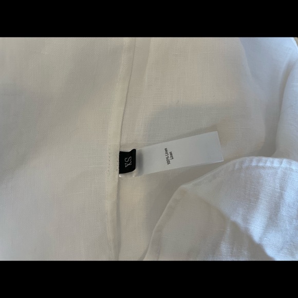 2022 spring Marissa Webb pax linen henley tunic Dress with obi belt in linen - Picture 9 of 14